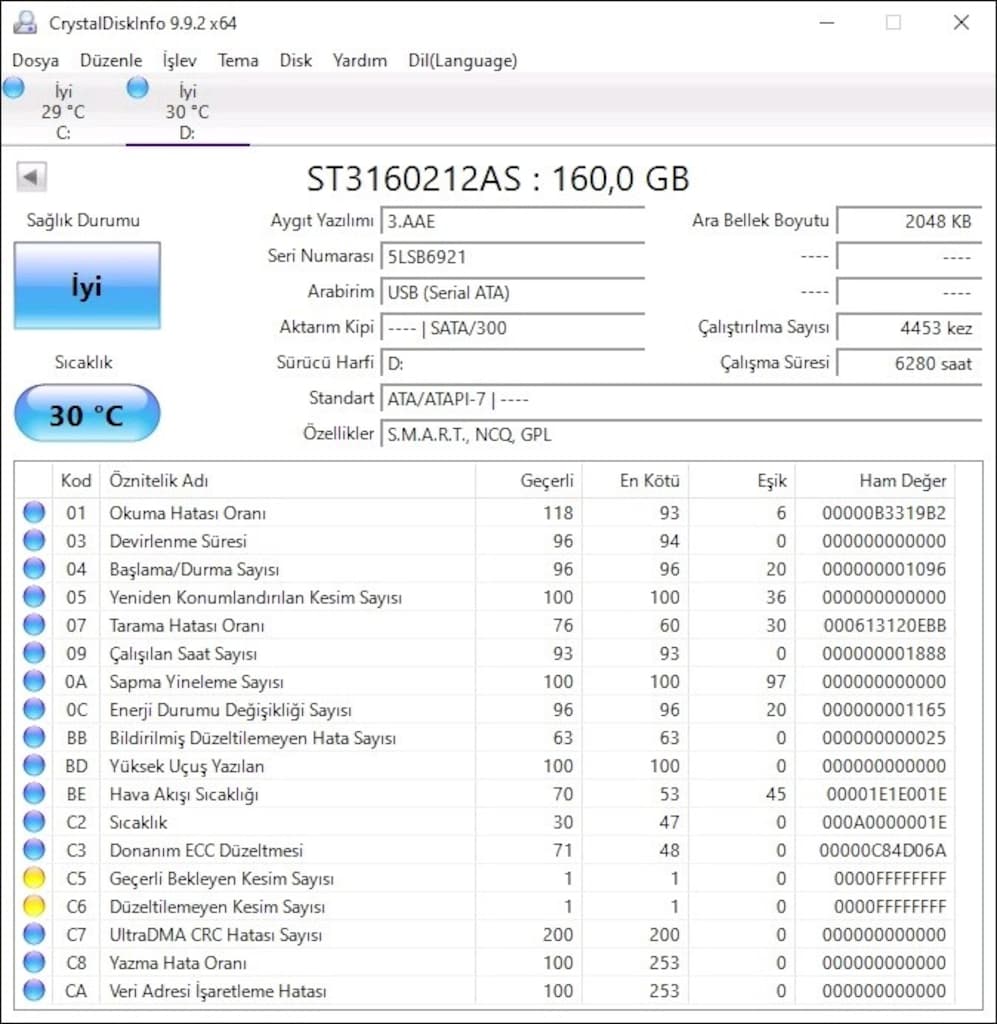 Seagate Barracuda 7200.9 ST3160212AS, 160 GB SATA. - 2
