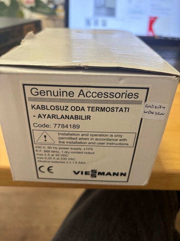 Ümraniye teslim viessmann kablosuz oda termostatı - 6