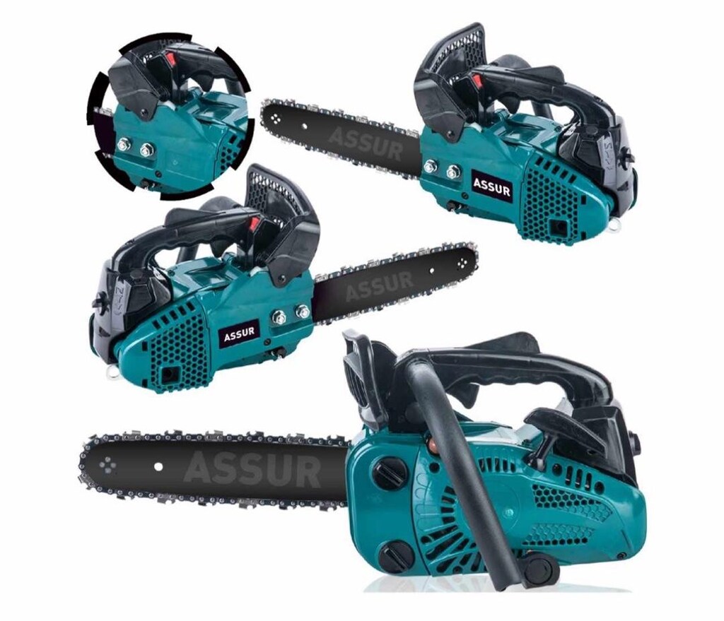 benzinli dal ağaç kesme motoru 25 cm palası 22 zincir 2.9 hp gücünde - 2