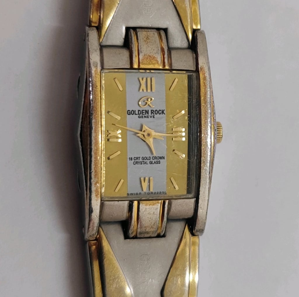 Golden Rock - İsviçre Bayan Saati / 18K Ayar Kolu - 2