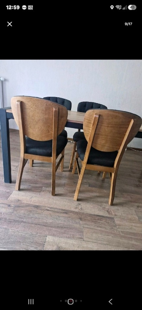 4 sandalye 1 açılırnkapanır masa - 6