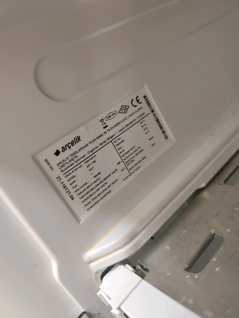 Arçelik 2071 MB Derin Dondurucu Temiz - 2
