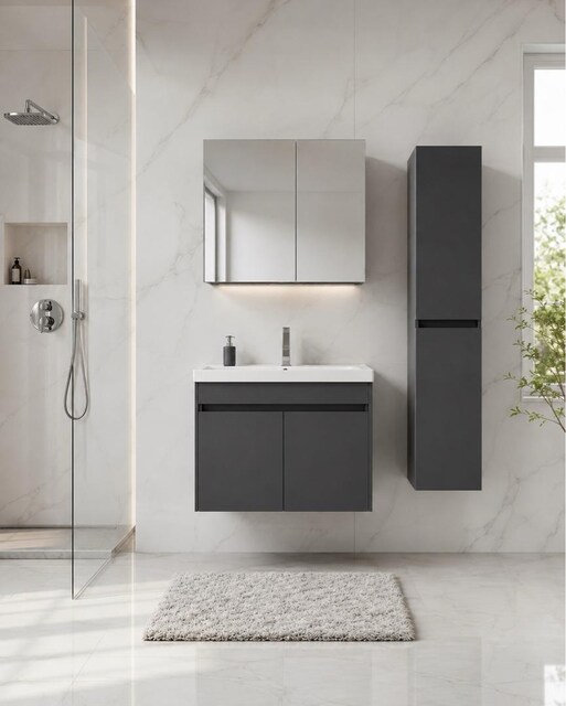 BANYO DOLABI MDF BANYO DOLABI SIFIR MONTAJ ÜCRETSİZDİR