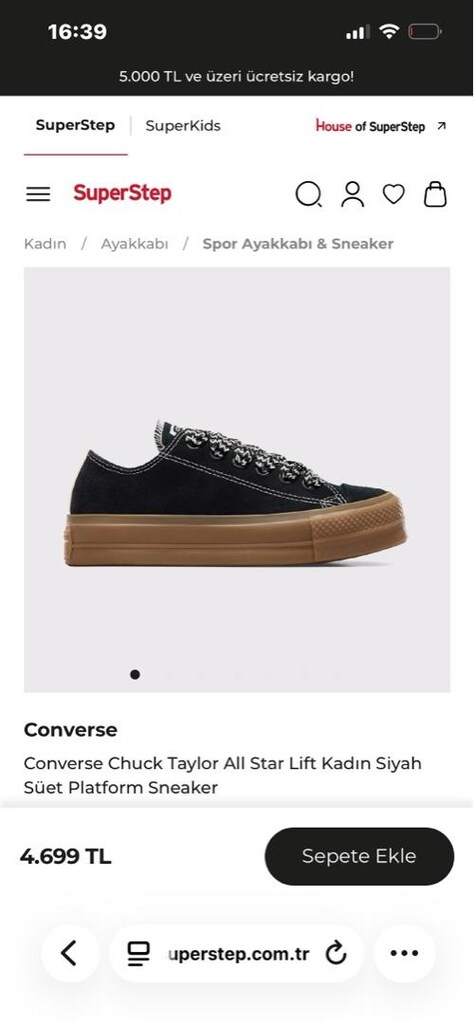 Orijinal Platform Converse - 3