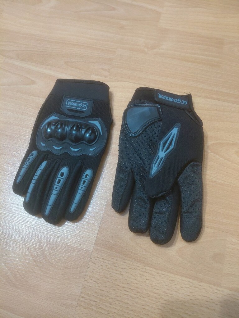 sıfır L beden motorcu eldiveni - 2