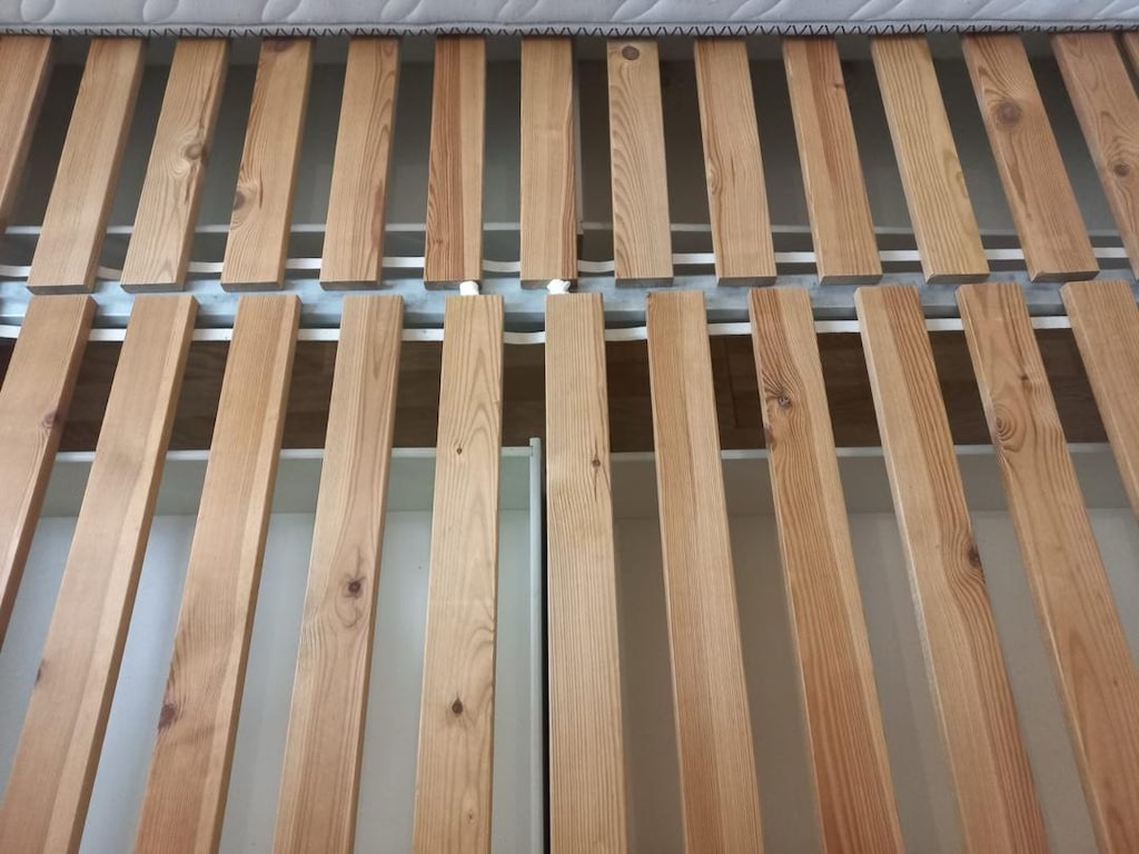 ikea brimnes karyola ve yatak - 4