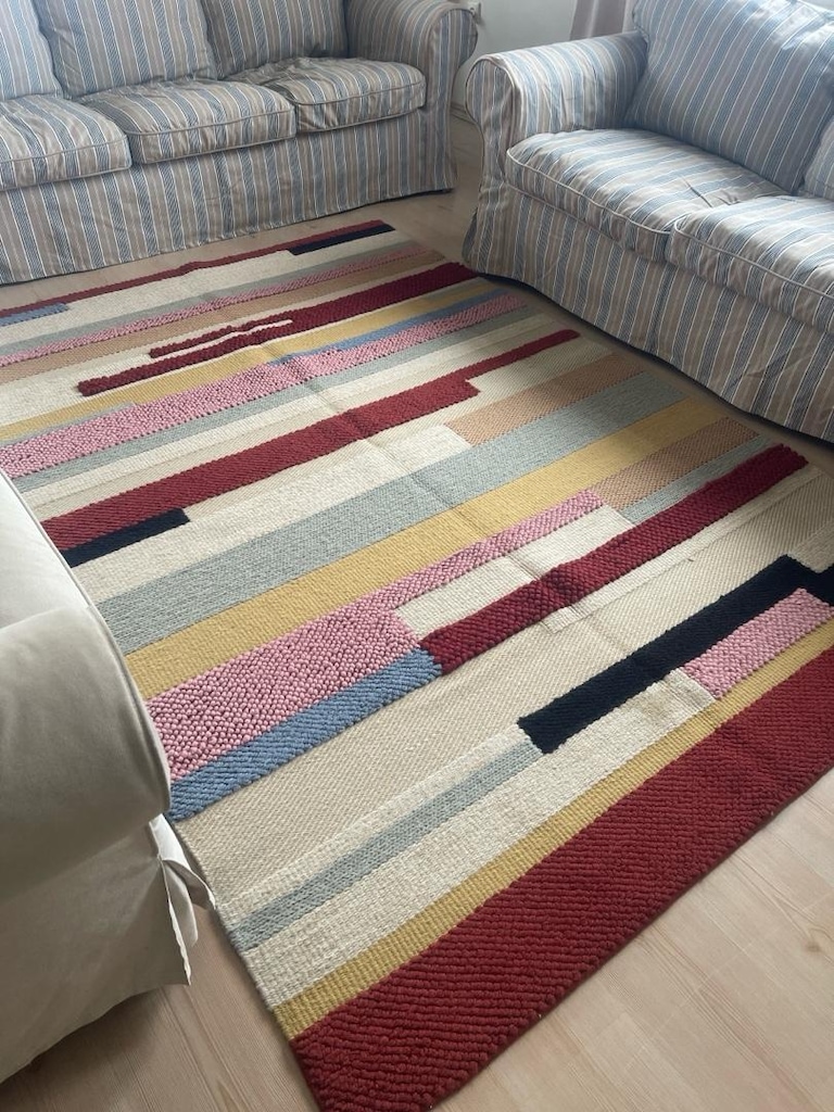 IKEA BRÖNDEN Çok Renkli El Dokuması Halı - 6 m² - 2