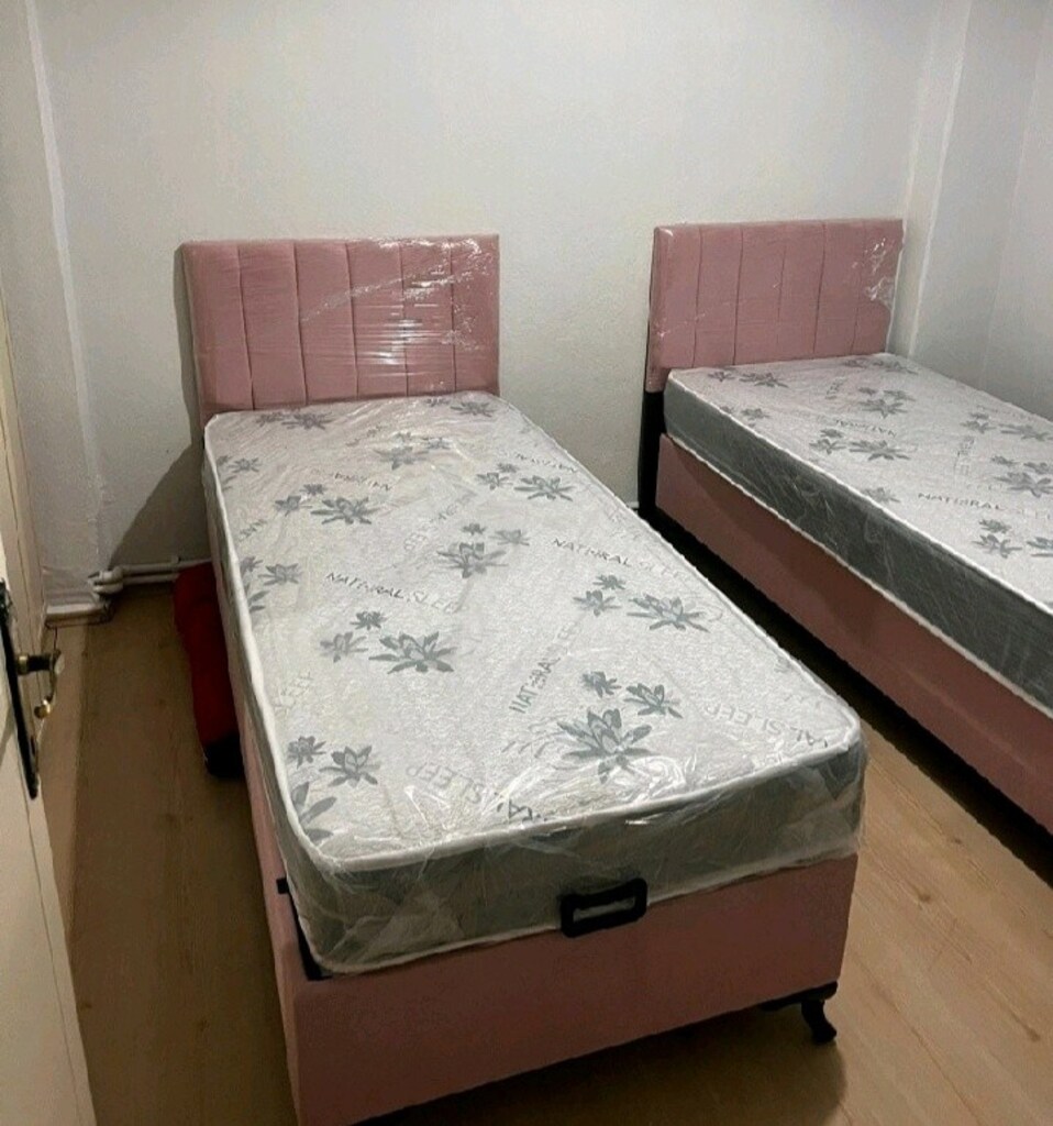 Tek kisilik Baza Baslik Yatak - 3