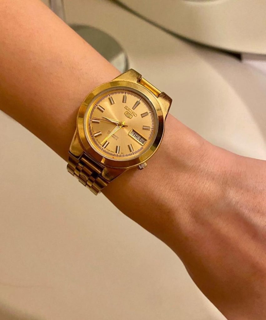 Altın seiko otomatik saat - 2