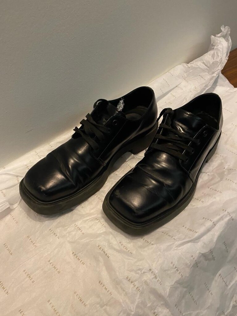 prada deri ayakkabı 42 no - 11