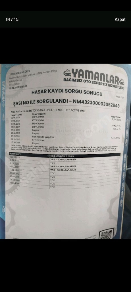 LİNEA 1.3 M.JET ORJ.KM 238 BİNDE OTOMATİK ARAÇLARLA TAKAS OLUR - 6