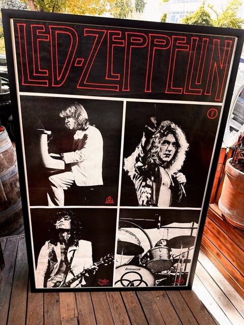 Led Zeppelin Dönem Baskı Dev Boy Afiş (157x105 cm)
