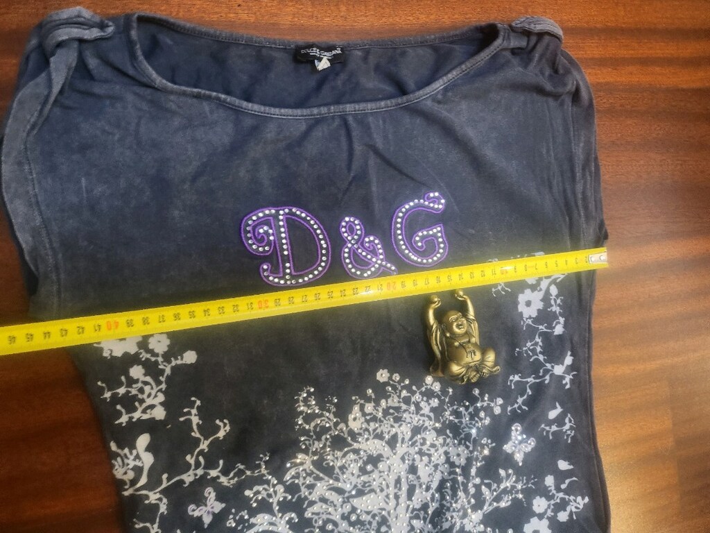D&G Gri Kadın Bluz - 7