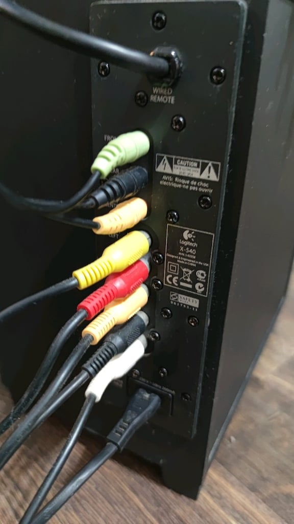 LOGİTECH X-540 5.1 SURROUND SES SİSTEMİ/ ÇOK TEMİZDİR - 11