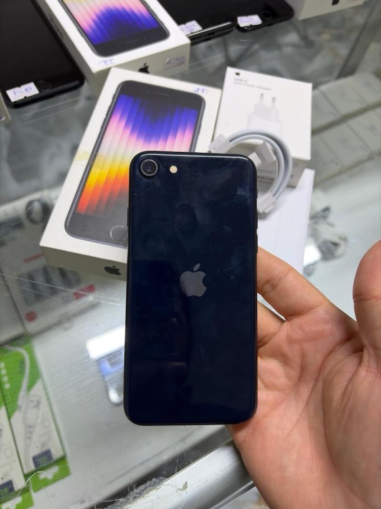 MÜHENDİSCELL’DEN İPHONE SE 3.NESİL İOS 18 PİL%85 KUTU FATURALI - 10