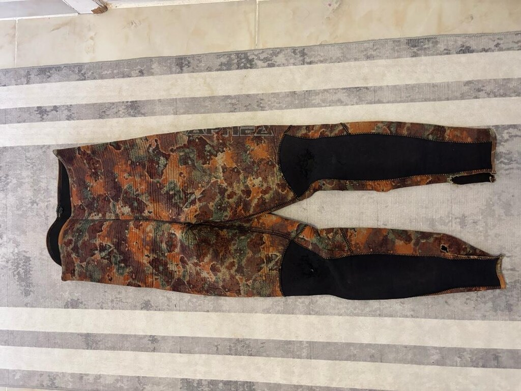 Apnea 5mm Kamuflaj Dalış Elbisesi - 8