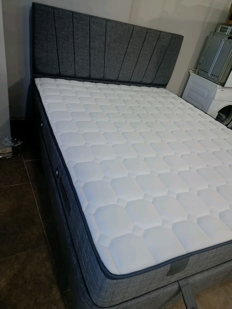 160'a 200 baza yatak başlık luxury packet yaylı - 4