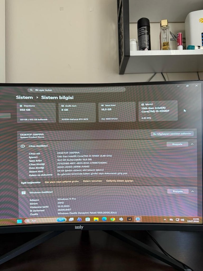 ACİLL GAMİNG PC
