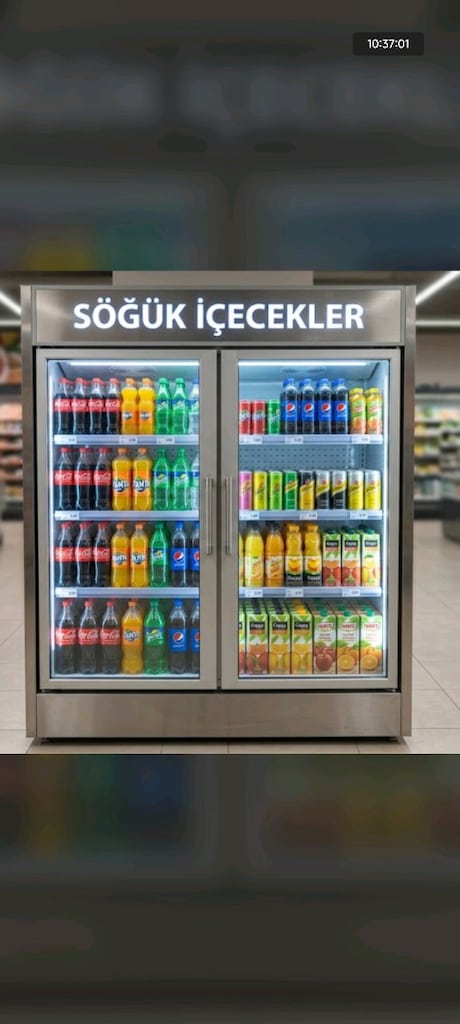 çiçek dolabı su dolabı meşrubat dolabı ayran dolabı süt dolabı bakkal - 5