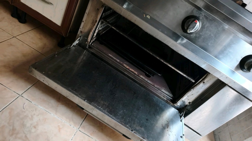 2 'li Sanayi Tipi Gazlı Kuzine / Fırınlı Ocak – Çalışır Durumda - 12