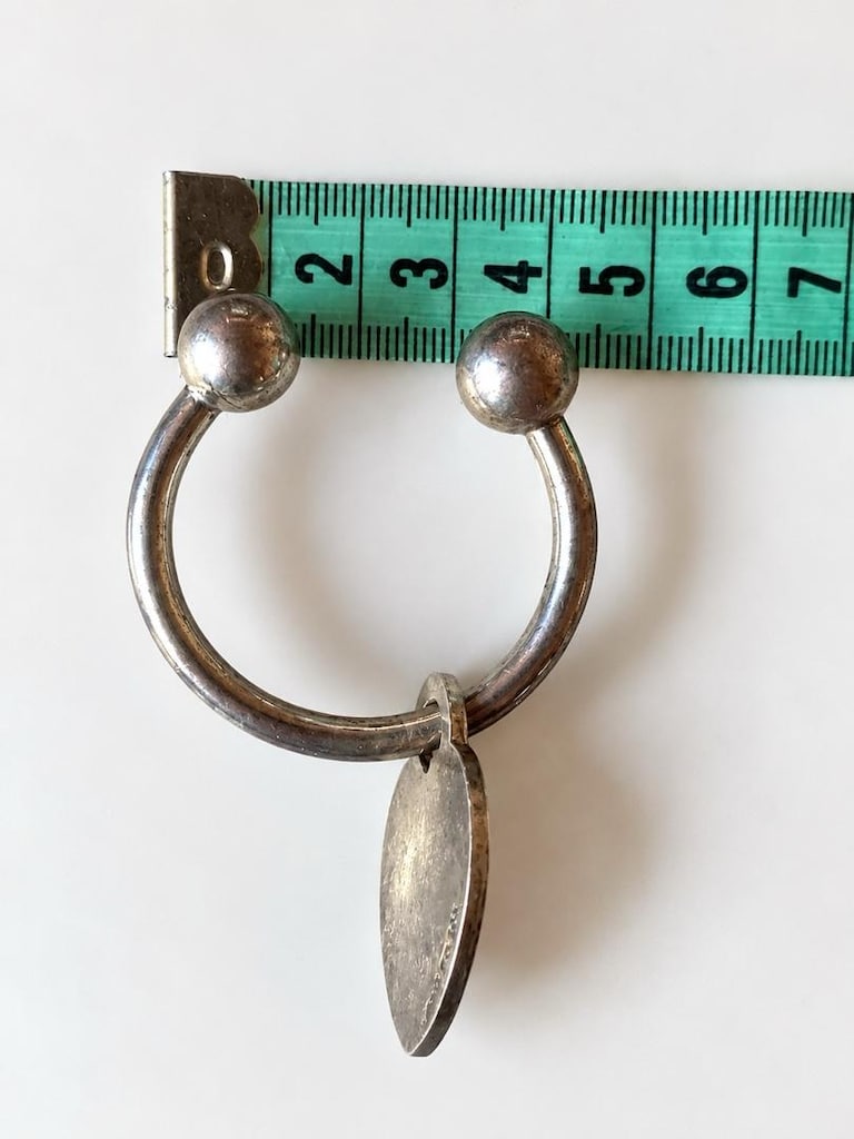 ORİJİNAL TIFFANY & CO. 925 AYAR GÜMÜŞ ANAHTARLIK - 6