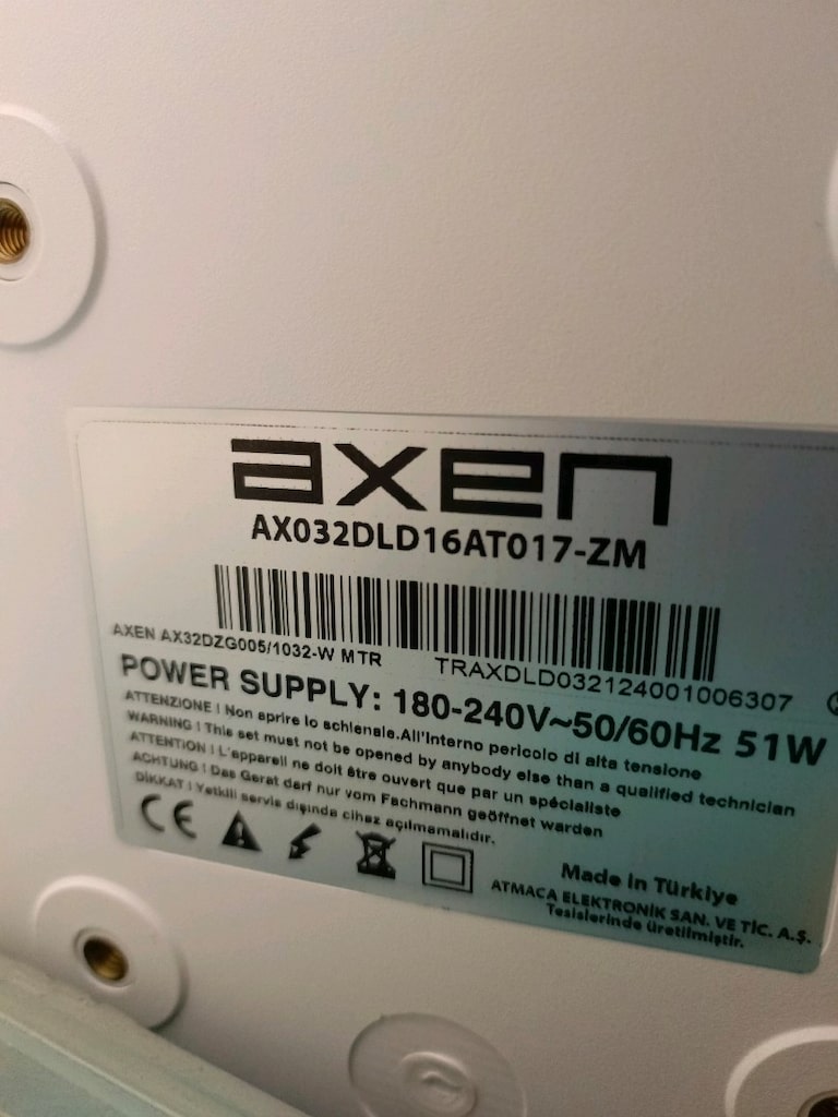 AXEN UYDU ALICILI 82 EKRAN TV SIFIR AYARINDA NAKLİYE KURULUM GARANTİ - 4