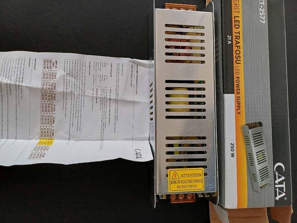 21 amp 250 watt şerit LED trafosu - 2