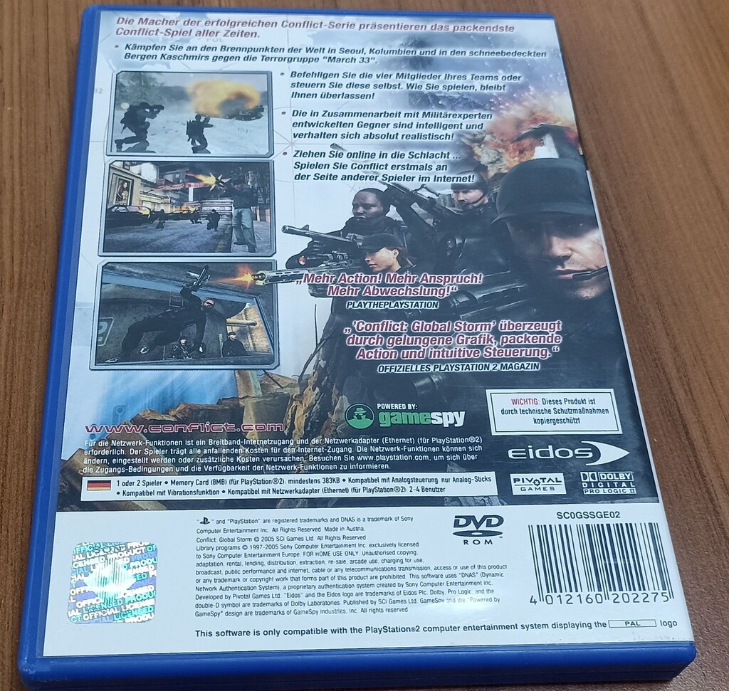 Conflict Global Storm PS2 Playstation 2 - 2