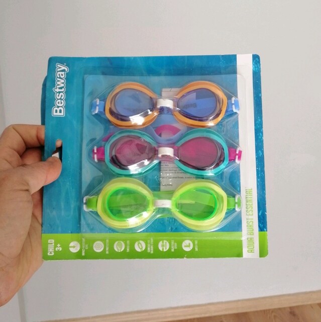 3 adet Bestway Çocuk Yüzme Gözlüğü Seti