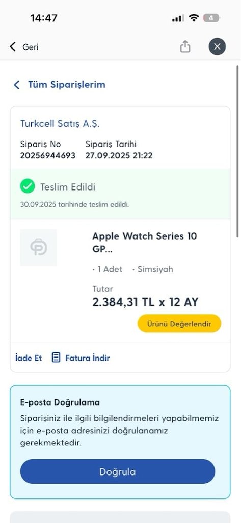 Apple watch 10 series herşeyi tam garantili - 2