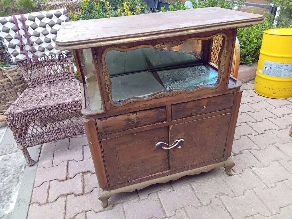 ANTİKA DOLAP 90X80X40 ölçülerinde - 3
