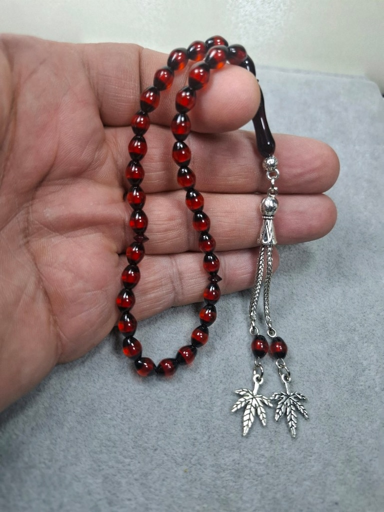 Sürmeiı Sıkma Kehribar Bilekboy 6x10 - 2
