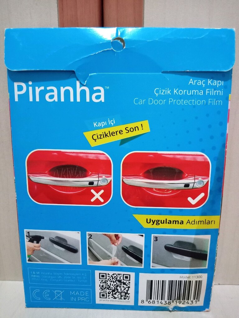 Piranha araç kapı çizik önleyici film - 2