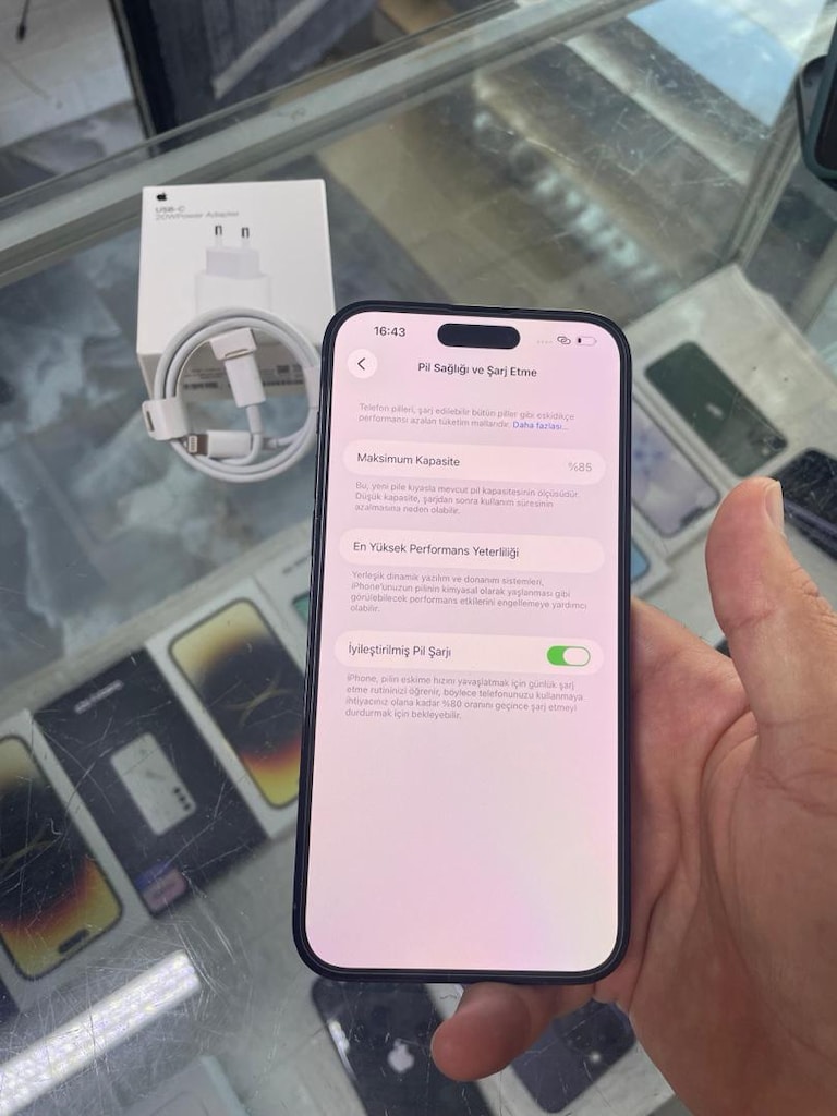 MÜHENDİSCELLDEN YURTİÇİ İPHONE 14 PRO MAX PİL %85 ORJİNAL TR - 10