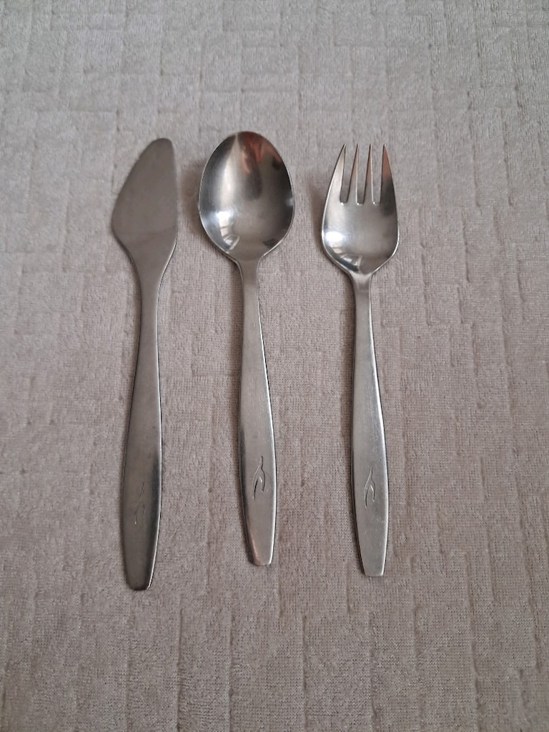 antika metal kaşık çatal bıçak seti - 5