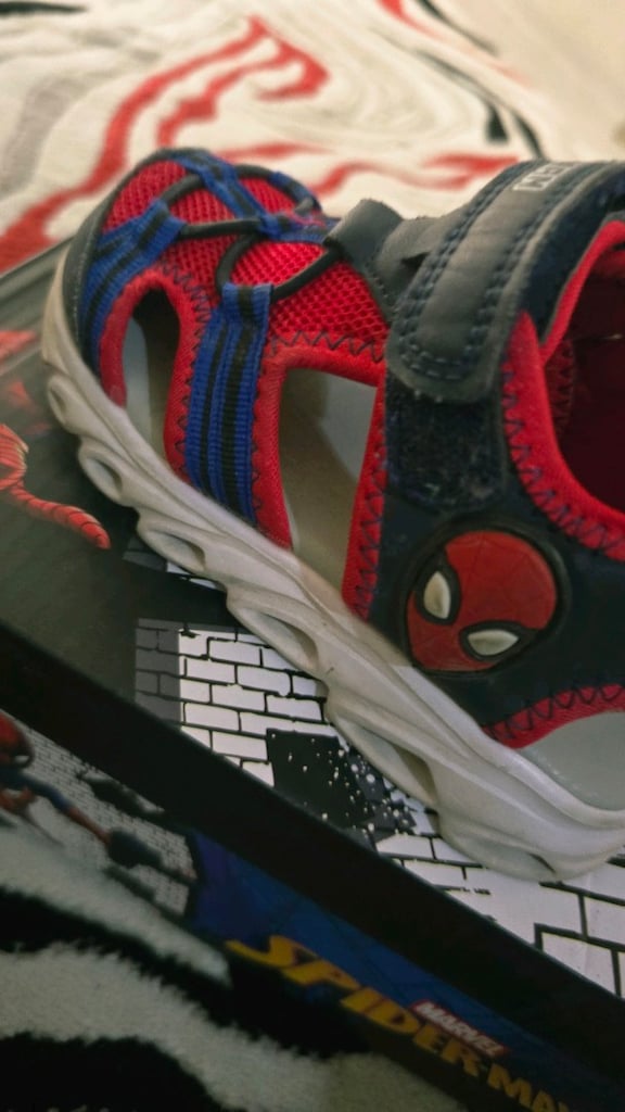ışıklı spider man sandalet - 6