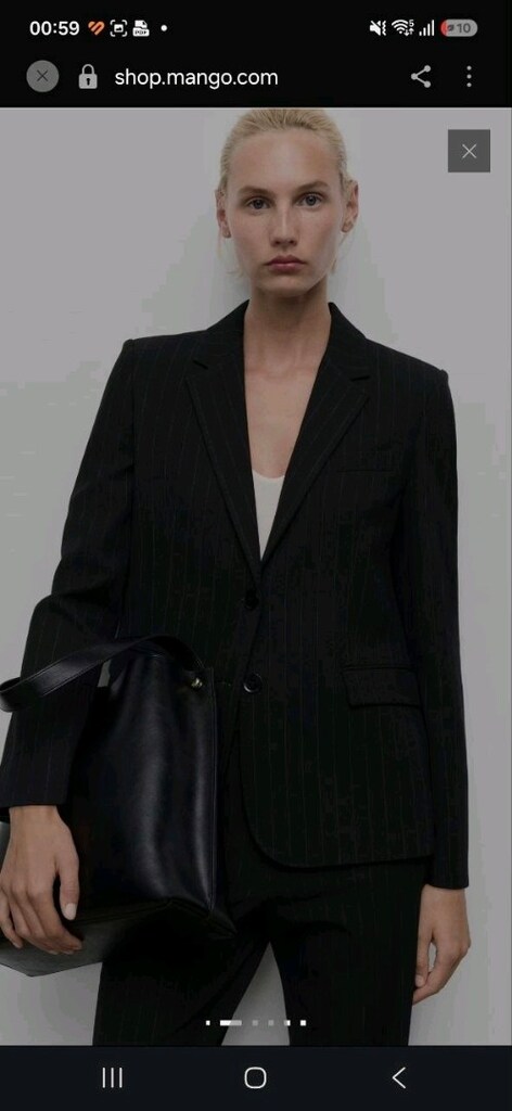 Mango kadın blazer ceket lacivert