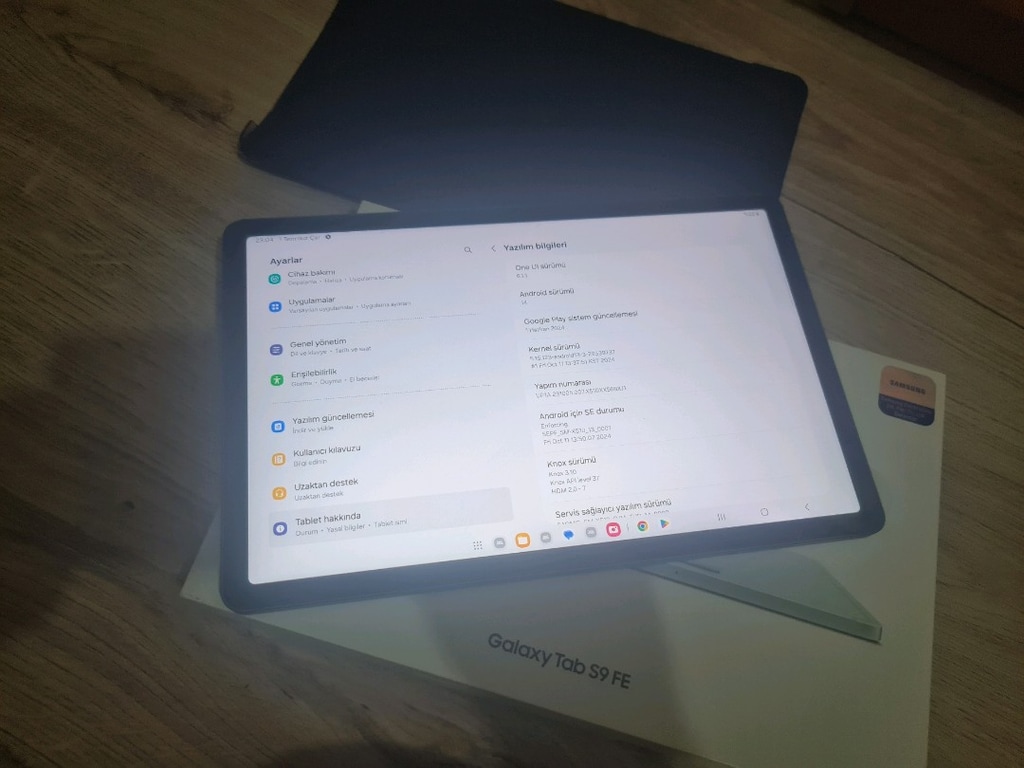 SIFIRDAN FARKSIZ YURTİÇİ 128GB 6RAM 10.9İNÇ SAMSUNG S9FE - 6