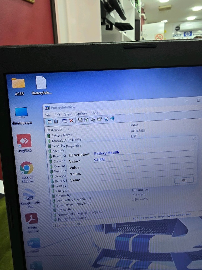 ACER ASPIRE A315-55 – i5 10. NESİL / 16 GB RAM / MX230 İŞLEMC - 11