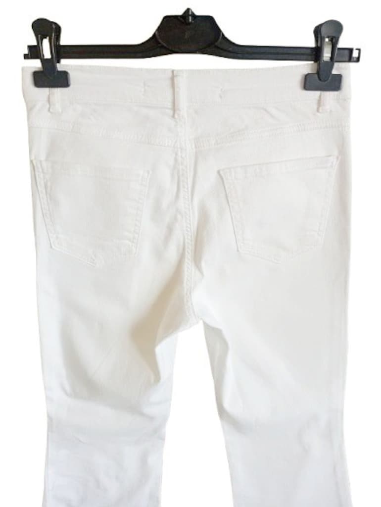 LC Waikiki Beyaz İspanyol Paça Stretch Kadın Jean Pantolon - 4