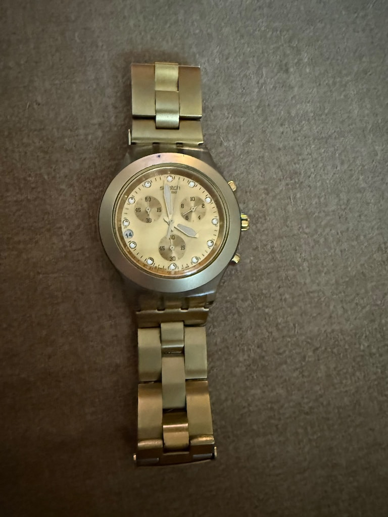 Swatch Irony Diaphane Chronograph Saat Kutulu