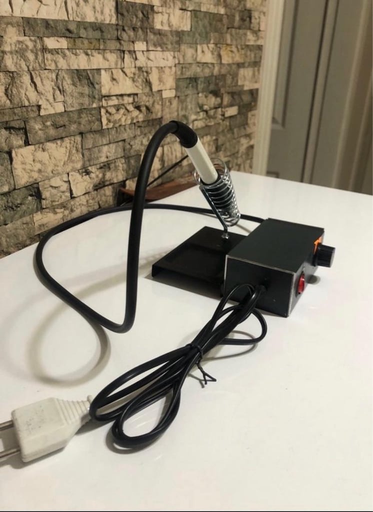 220 volt 100 wat ayarlı ışıklı lehim makinesi - 4