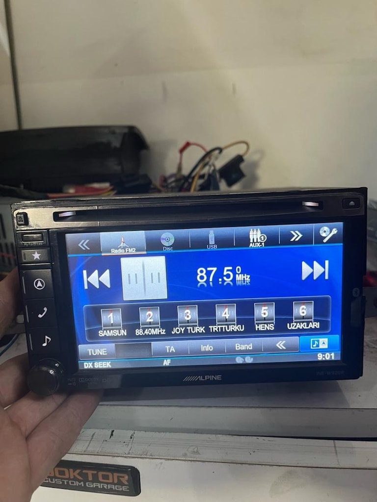 ALPİNE INE-W920r 3 amfi çıkışlı bluetoothlu hatasız cihazz acil satılk - 2