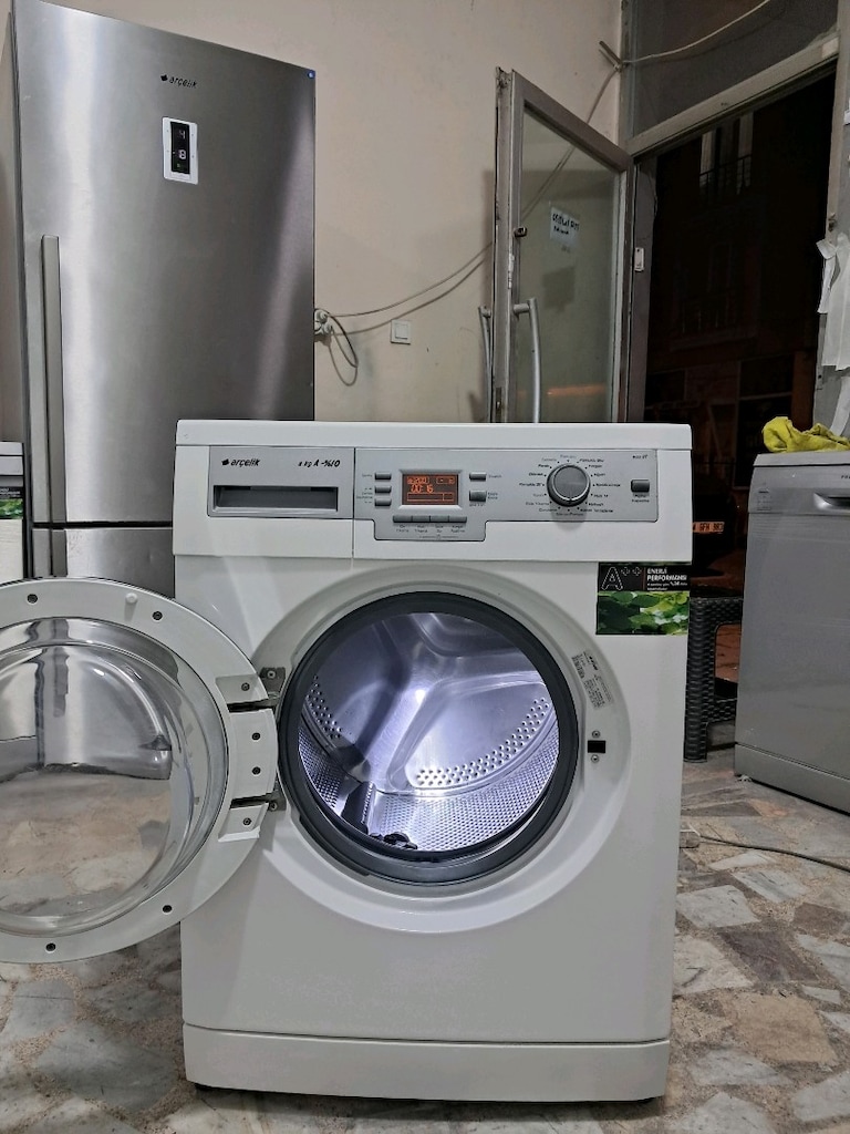 sıfır gibi arcelik 8kloluk camaşır makinesi 8.500tl - 7