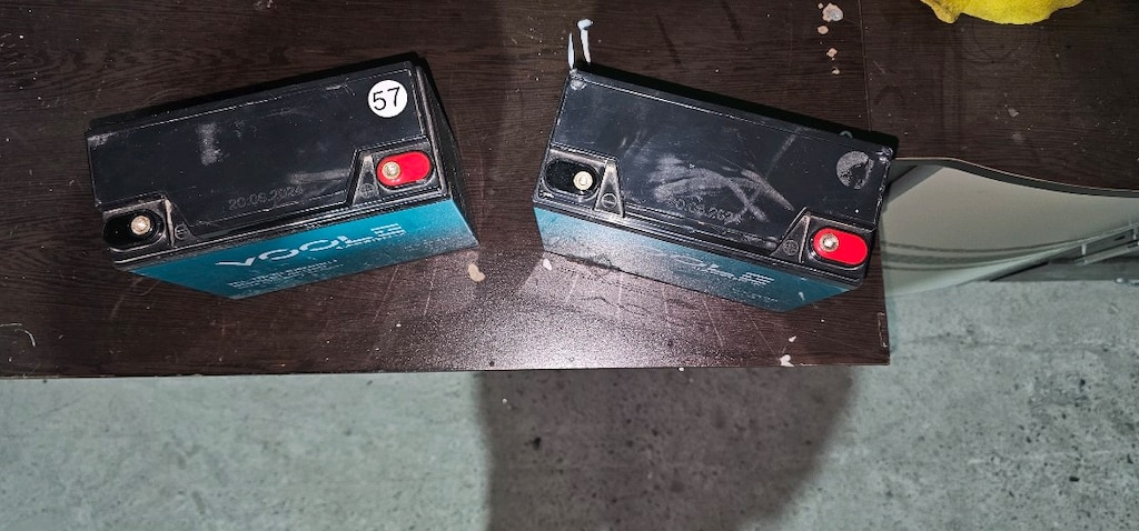 2 adet 24 ah 12 v jel akü - 2