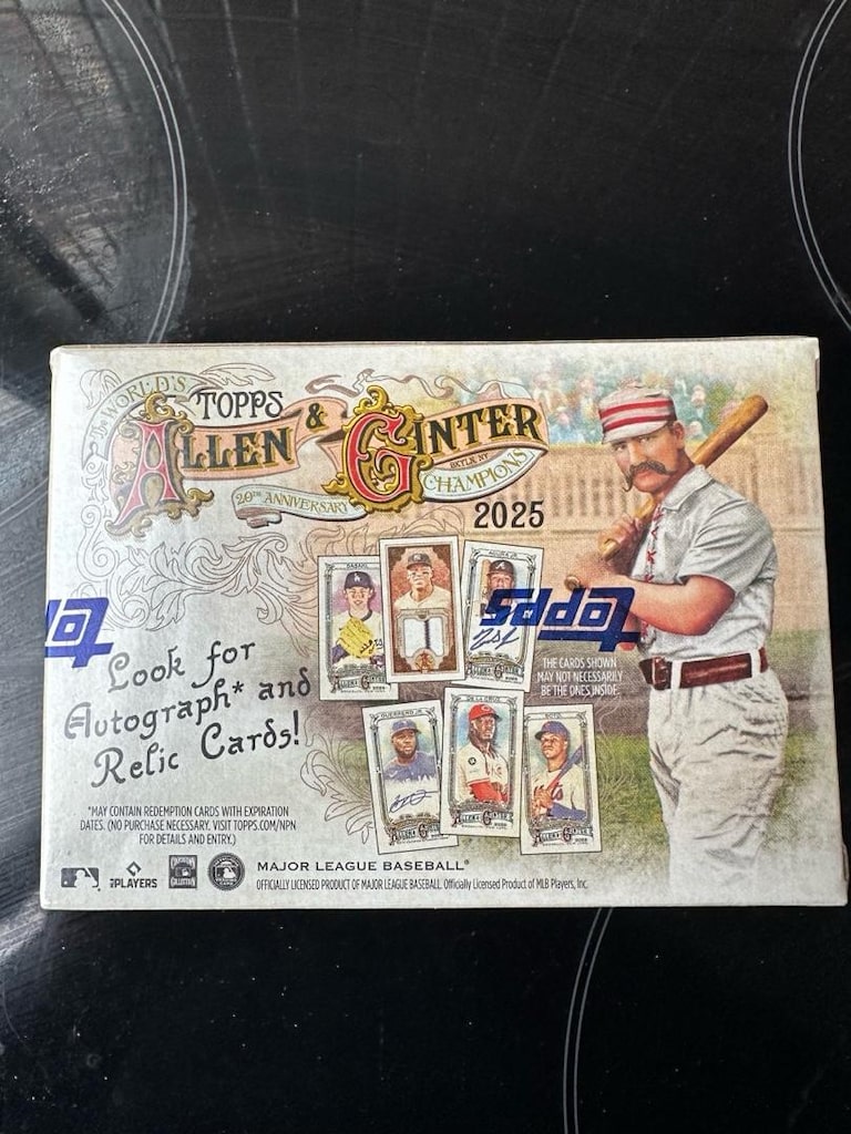 2025 Topps Allen & Ginter Baseball Value Box – 20th Anniversary – SEAL - 2