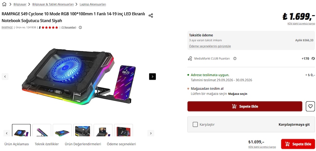 KUTULU FATURALI GARANTİLİ 5 PARÇA GAMING OYUNCU SETİ - 5