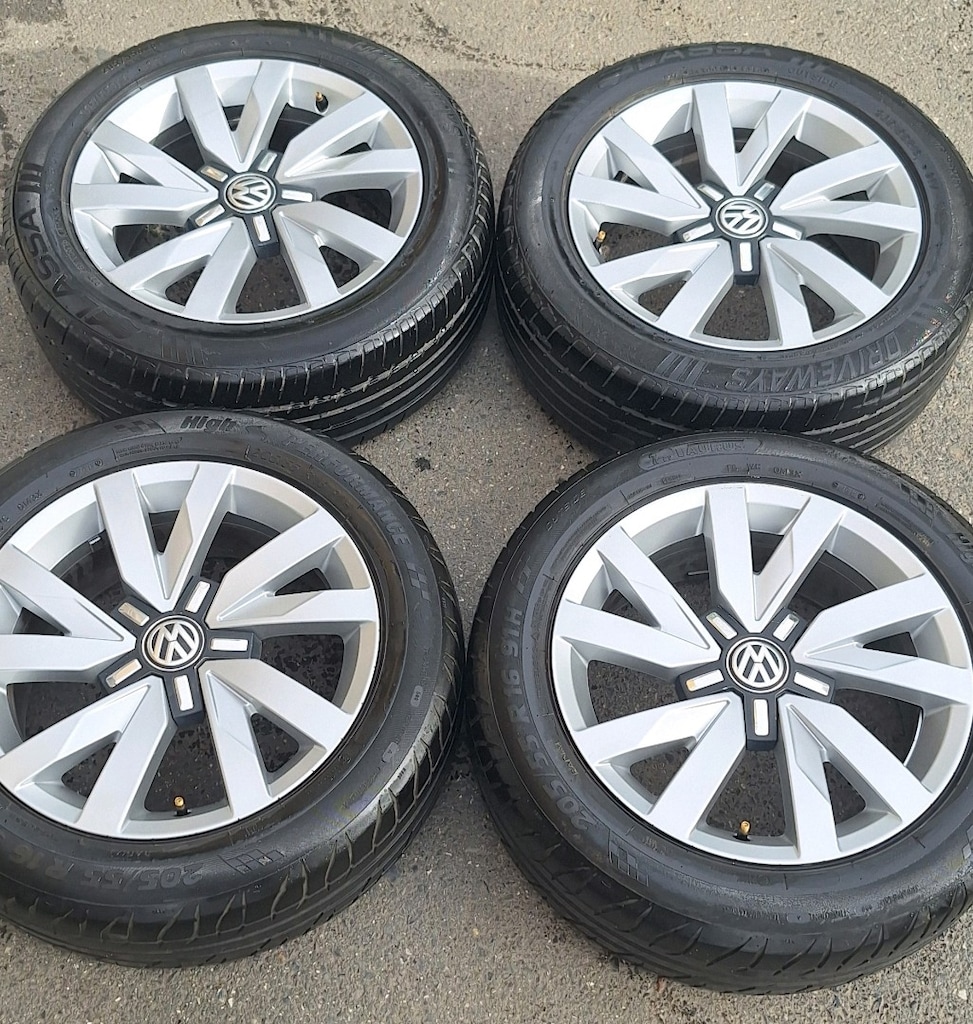 205 55 16 ORJİNAL PASSAT JANT LASTİK TAKIMI PASSAT JETTA SEAT SKODA T4 - 2