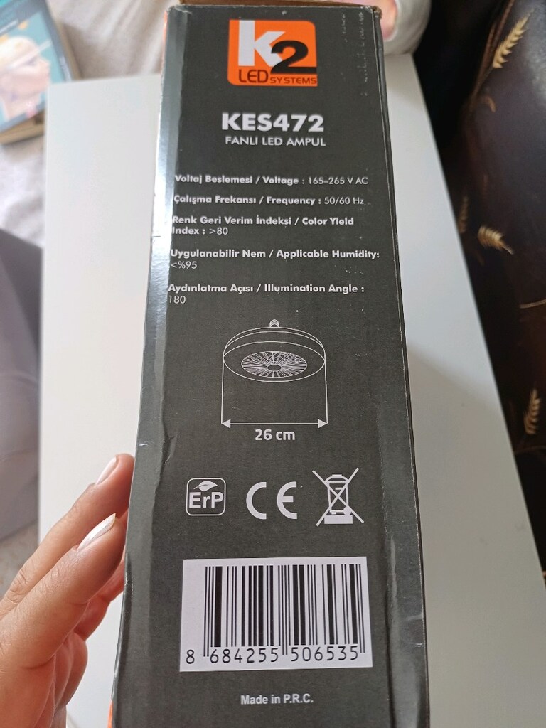 FANLI KUMANDALI LED LAMBA VANTİLATÖR - 2
