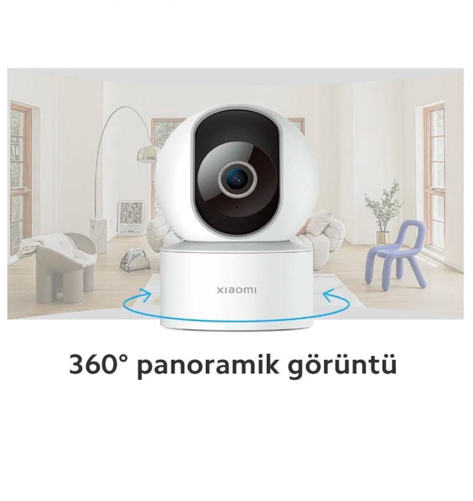Xiaomi Smart Kamera C200 360 Full HD 1080p Akıllı Güvenlik Kamera - 6